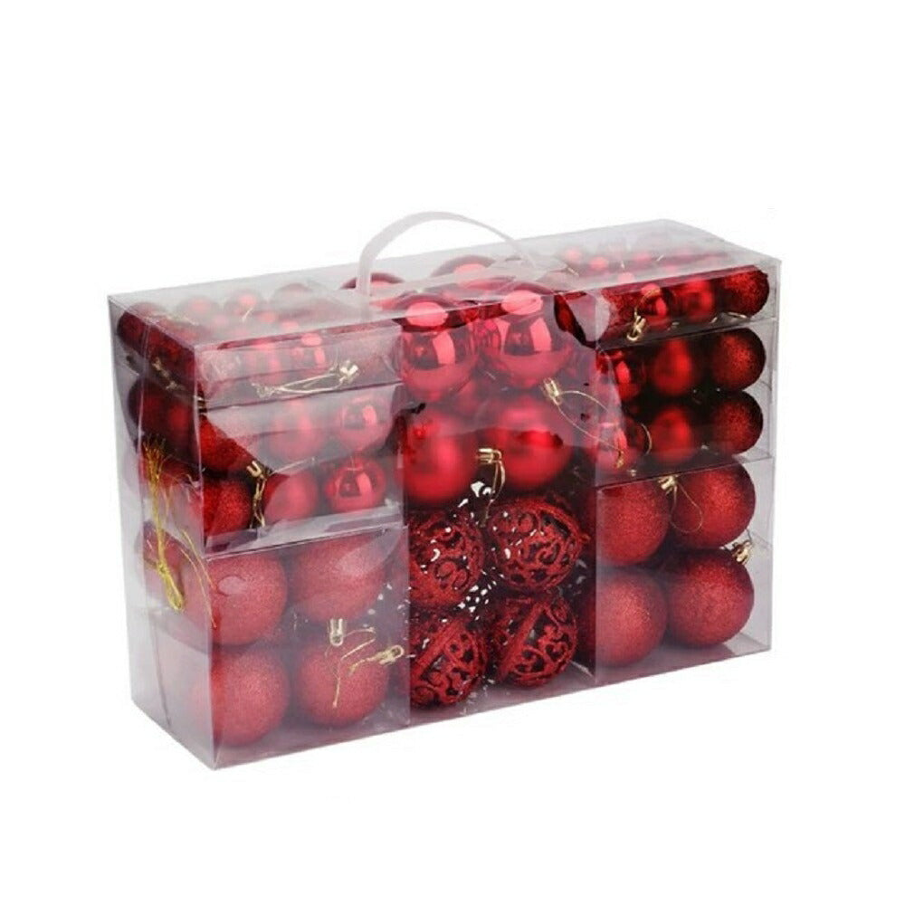 イベントグッズ | クリスマスボールオーナメントセット 100個 選べる3色（ゴールド・シルバー・レッド）