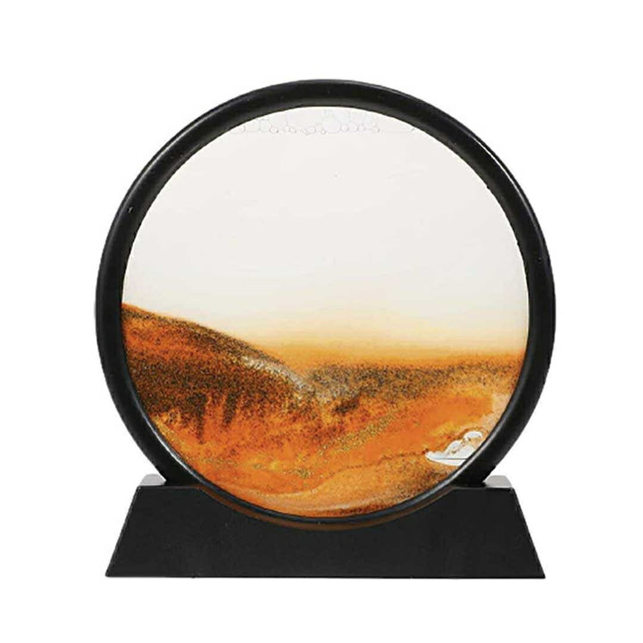 インテリア オブジェ | オレンジorブルー サンドピクチャー 置物 - モダン北欧デザイン