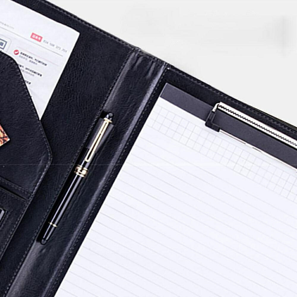 インテリア雑貨 その他 | A4レザークリップボード ペンホルダー&ポケット付き