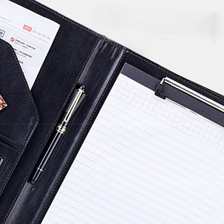 インテリア雑貨 その他 | A4レザークリップボード ペンホルダー&ポケット付き