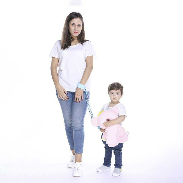 赤ちゃん用品 | ブルー子供用安全リストバンド - 迷子防止・伸縮式