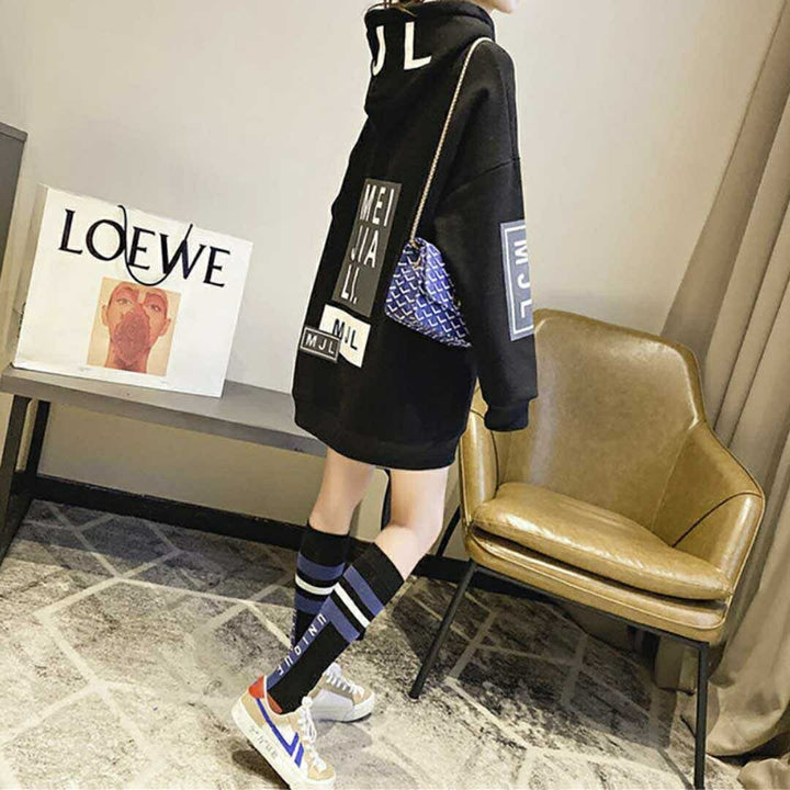 パーカー 女性 | ビッグシルエットパーカー MJL イエロー/ブラック ユニセックス