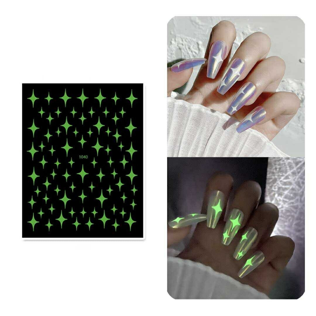 コスメティック | キラキラ韓国風ネイルステッカー - DIYデコレーションシール