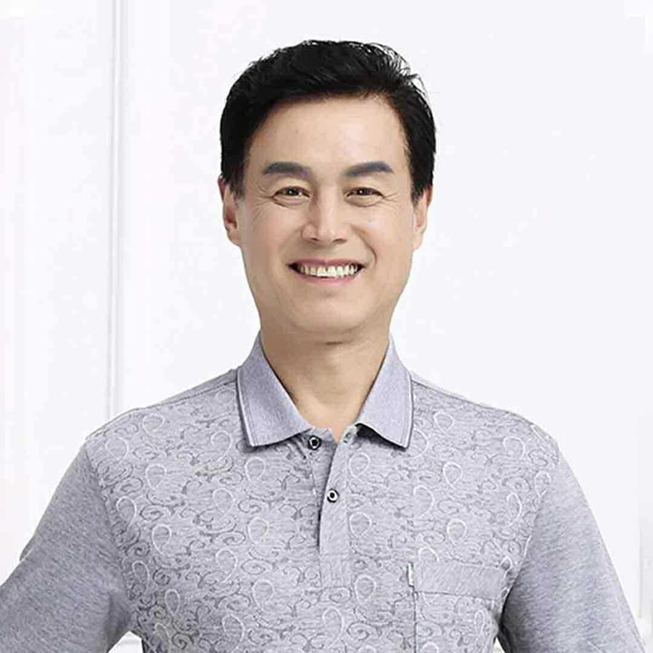 コスプレ小物 | ナチュラルブラック メンズビジネスウィッグ 七三分け