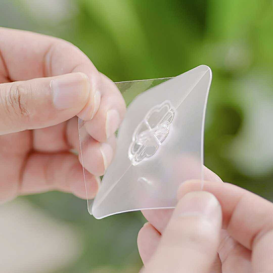 インテリア雑貨 その他 | 透明強力粘着フック「クローバー」5個セット - 壁掛け・賃貸OK