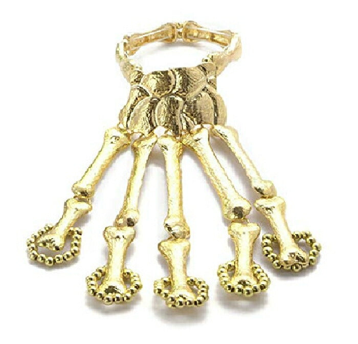 ブレスレット | スカルアーマーリング 5本指 ユニセックス