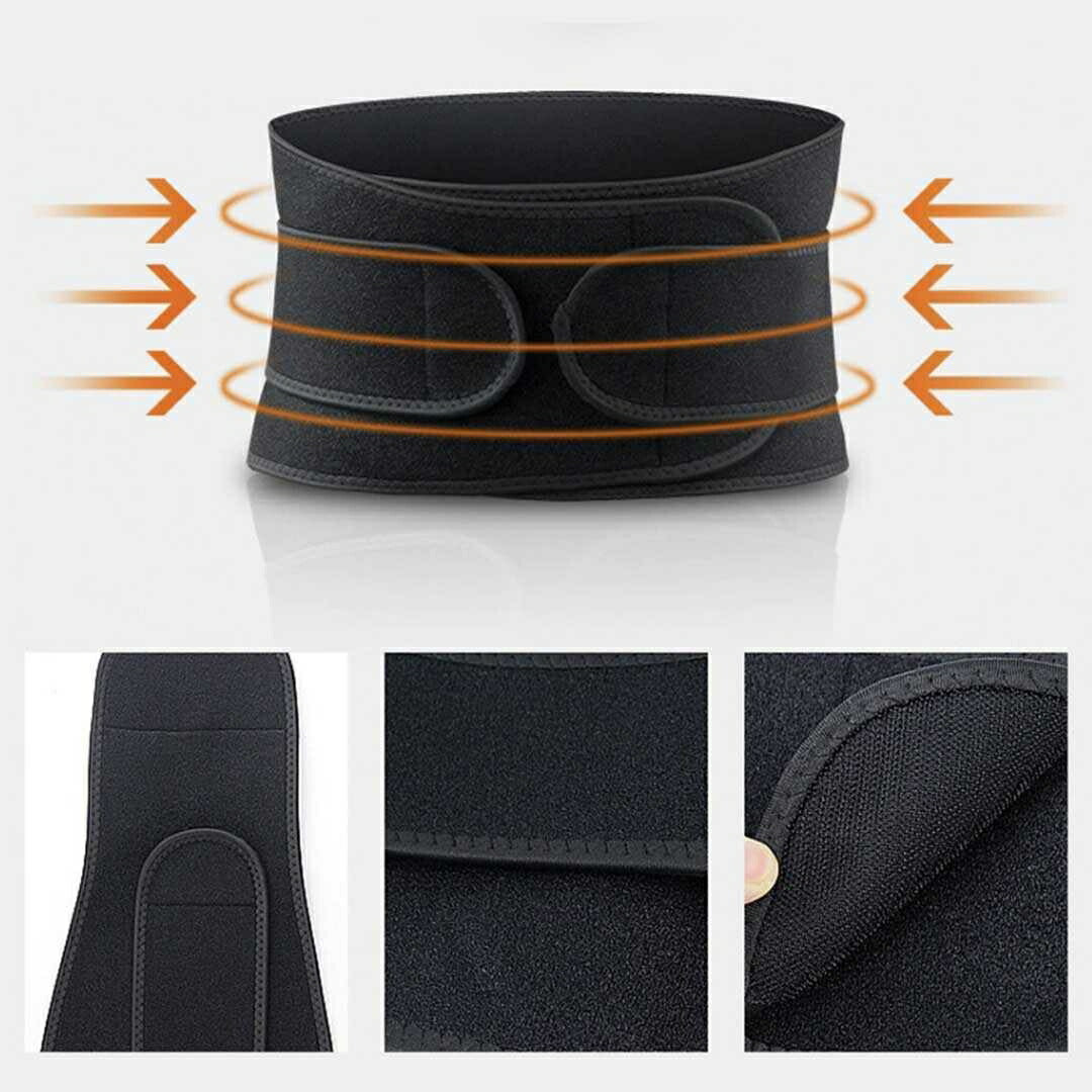 アウトドア用品 その他 | ブラックMサイズ 腹筋・腰痛ケア トレーニングベルト