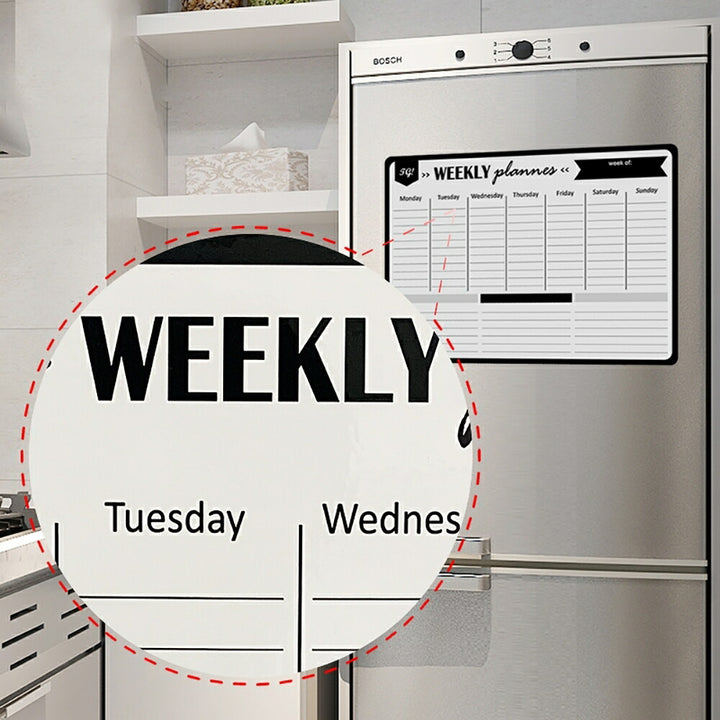 インテリア雑貨 その他 | 週間予定マグネットホワイトボード 40×30 冷蔵庫用