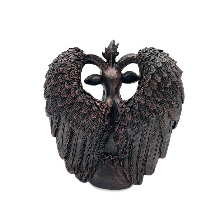 インテリア オブジェ | バフォメット座禅置物 - アンティーク風モダンインテリア