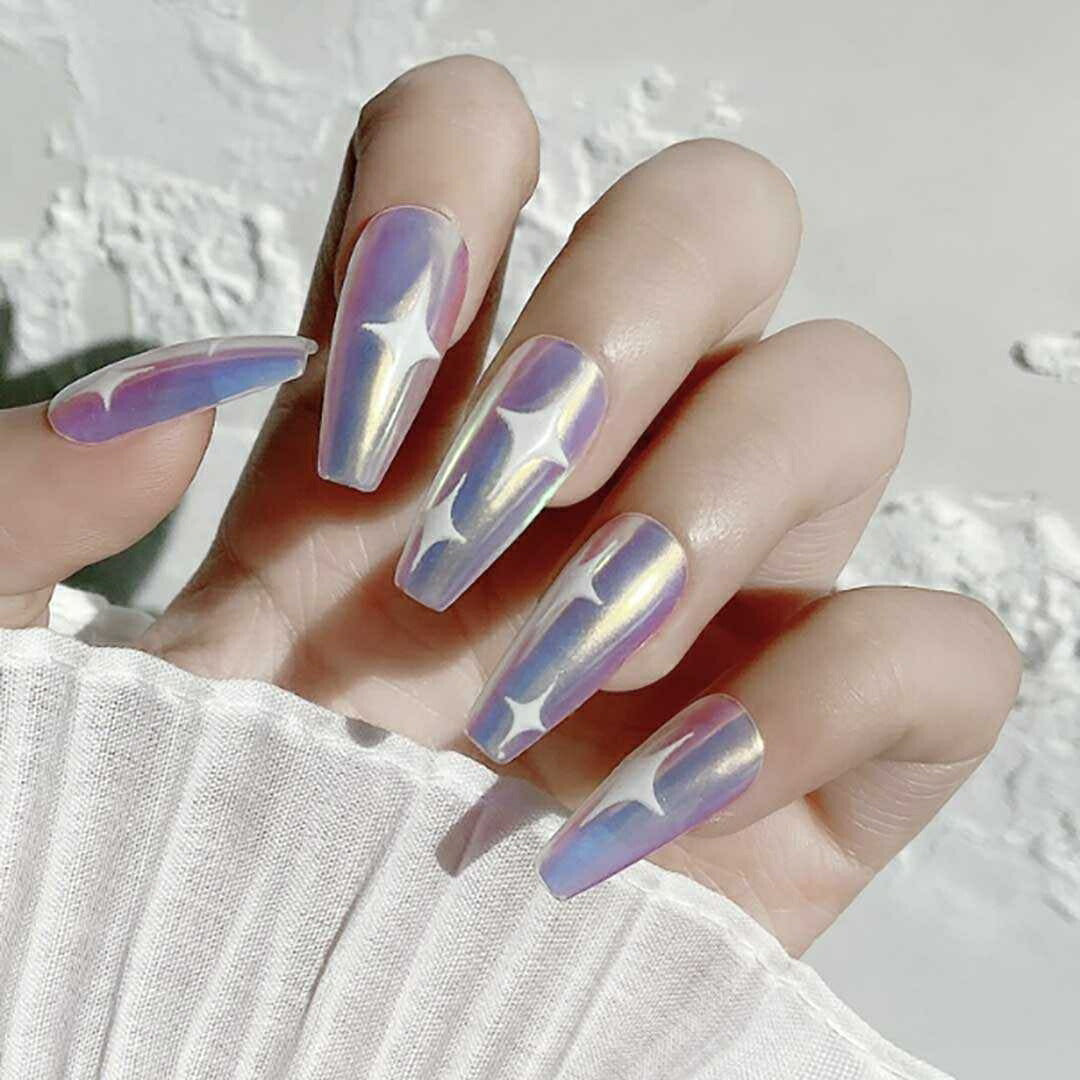 コスメティック | キラキラ韓国風ネイルステッカー - DIYデコレーションシール