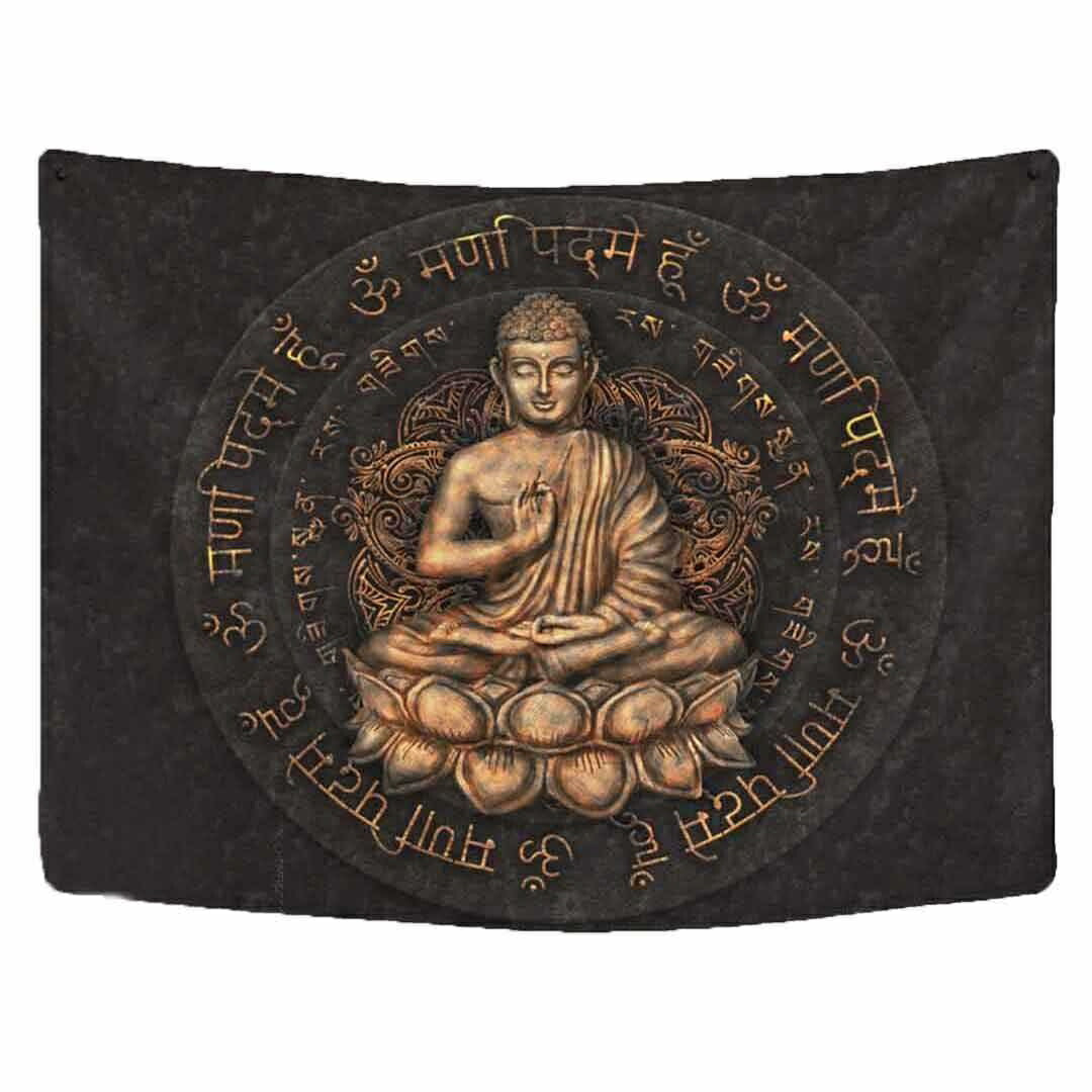 風水 インテリア | 観音菩薩風水タペストリー | 和室用壁掛けアート