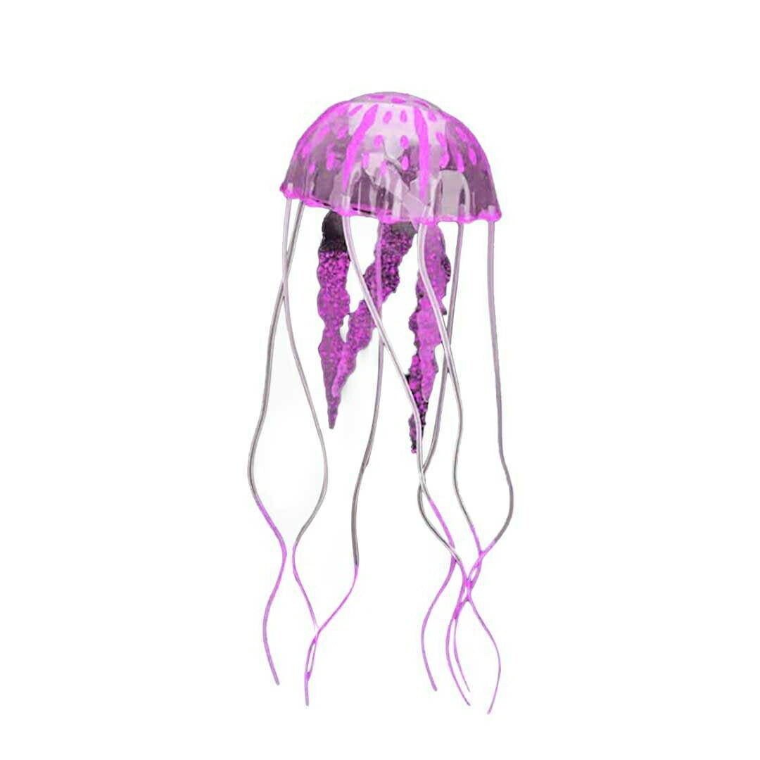 ペットグッズ | 光るシリコン製人工クラゲ インテリア水槽オブジェ
