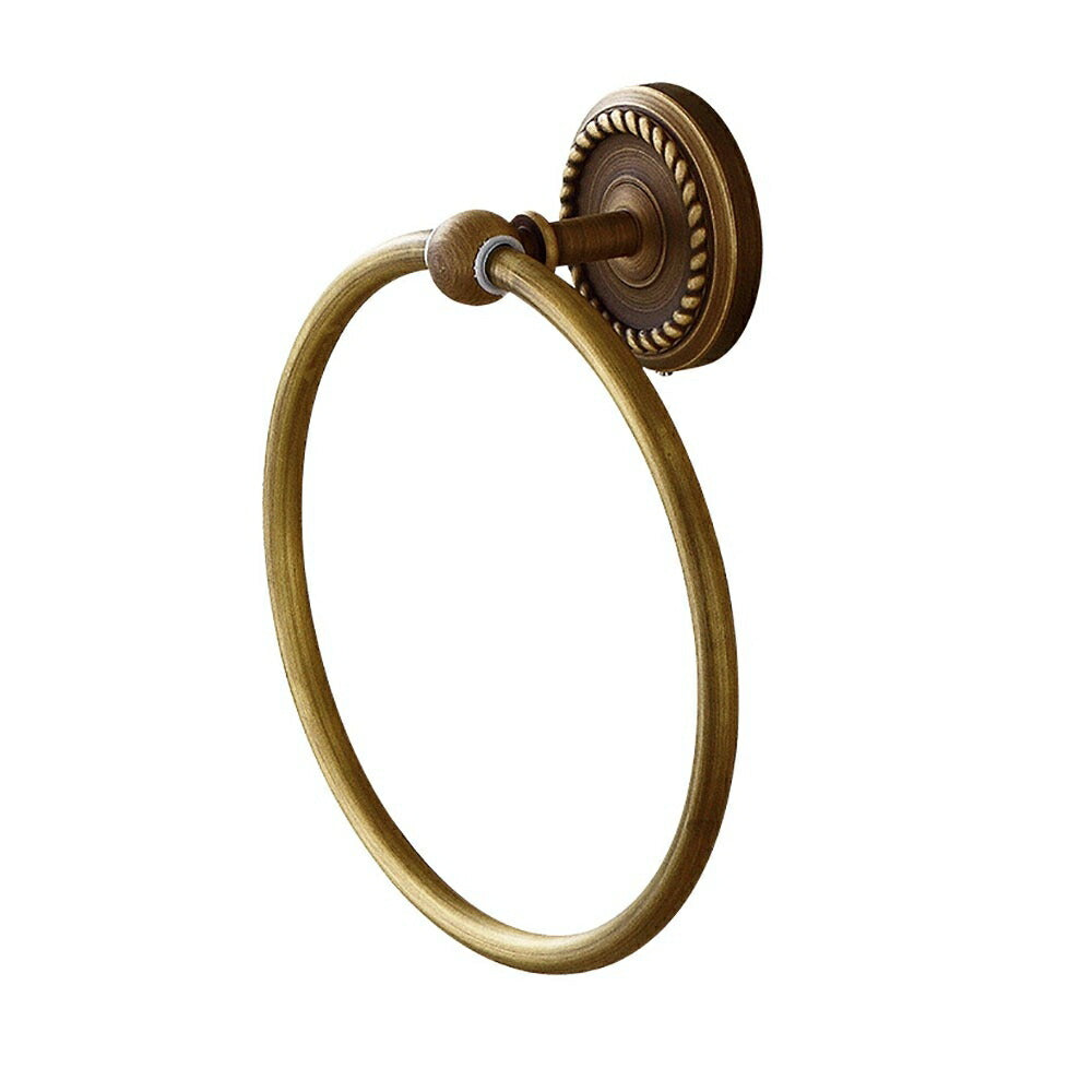 インテリアインテリア雑貨 その他 | アンティークブロンズ アイアンタオルハンガー - トイレ・バスルーム用