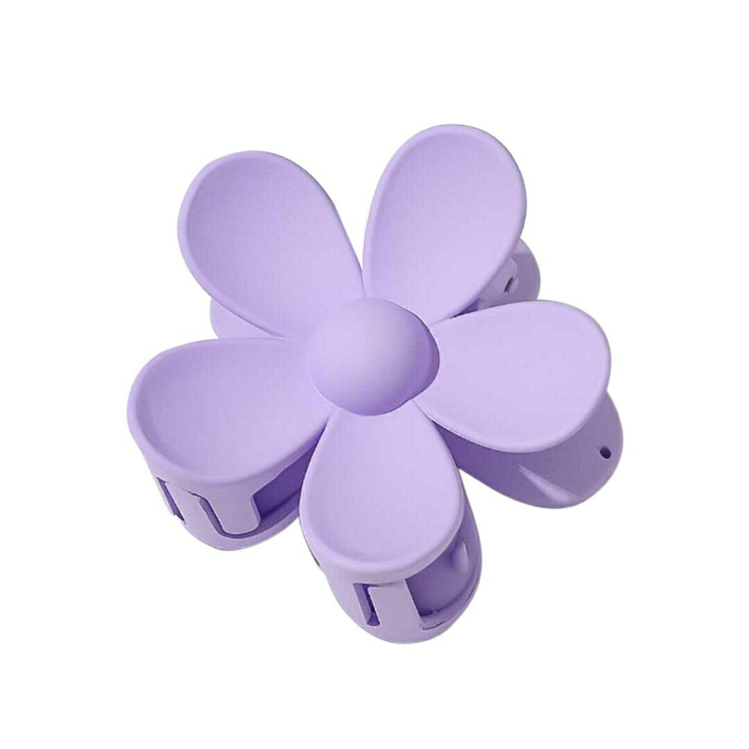 ヘアアクセサリー | ピンク/グレー/パープル 花柄ヘアクリップ 北欧ナチュラルデザイン