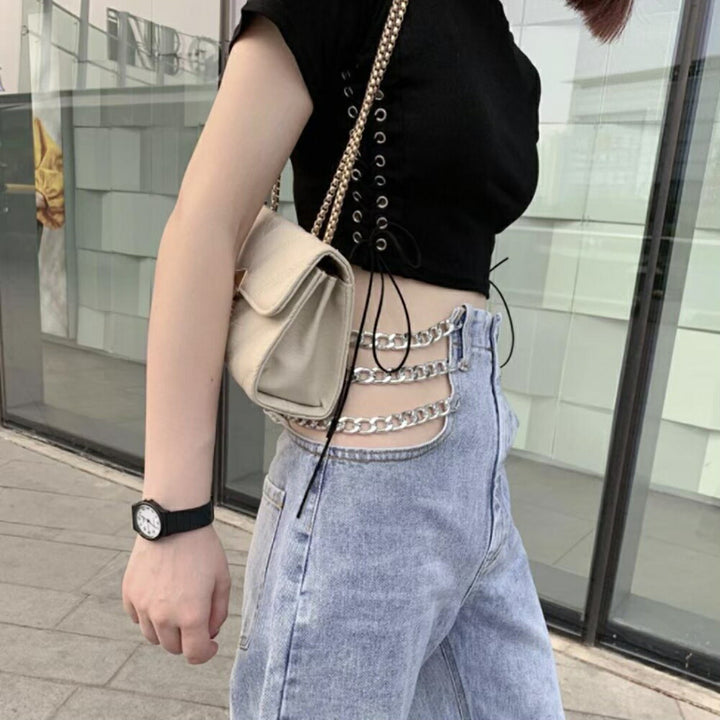 ボトムス | ワイドタイプデニムジーンズ 男女兼用 韓国ファッション