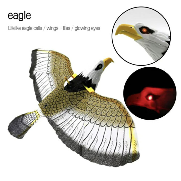 虫よけ 鳥よけ | 動く鷹のおもちゃ 防鳥・カラスよけ 農業・家庭菜園用