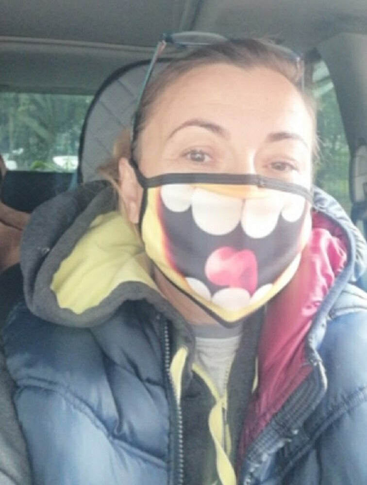 マスク | ファッションマスク 快適フィット プリント柄