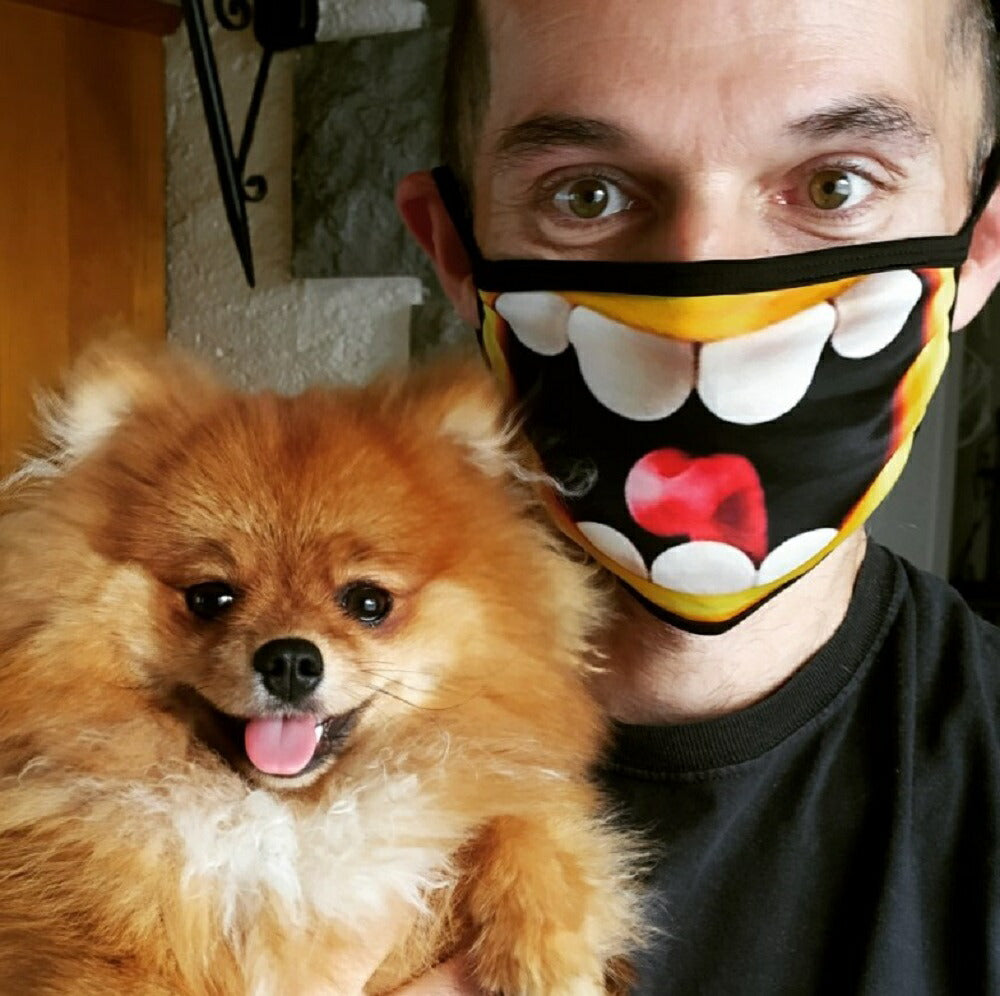 マスク | ファッションマスク 快適フィット プリント柄