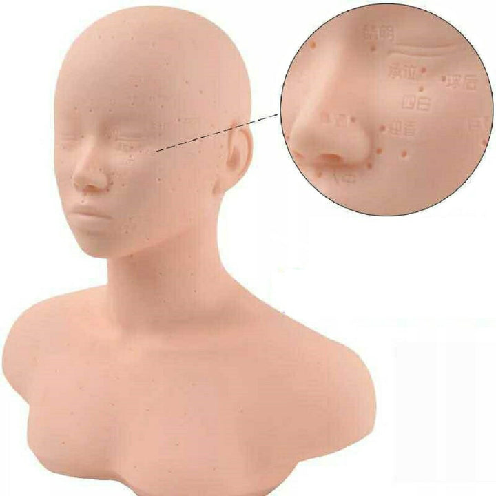 コスメティック | フェイス＆デコルテ マネキンヘッド - エステ・メイク練習用