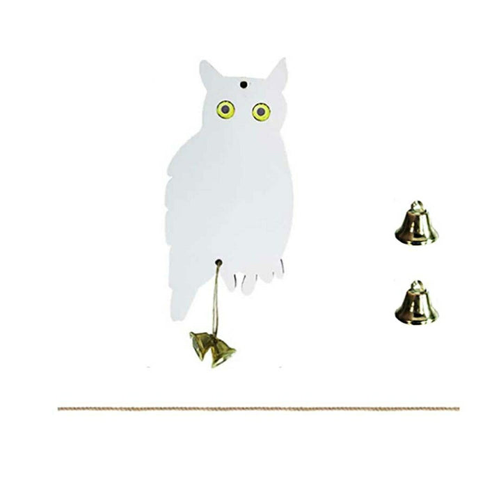 虫よけ 鳥よけ | フクロウ型反射板付き鳥よけ - ベランダ・家庭菜園用