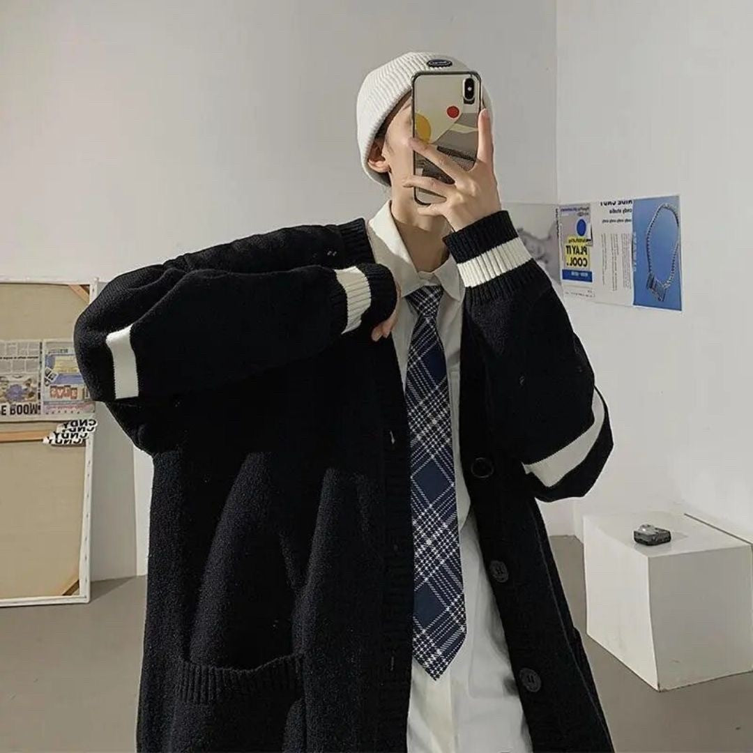 アウタージャケット 男性 | メンズ・レディース ビッグシルエットニット トップス 全2カラー