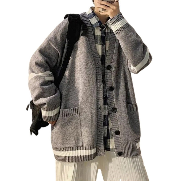 アウタージャケット 男性 | メンズ・レディース ビッグシルエットニット トップス 全2カラー