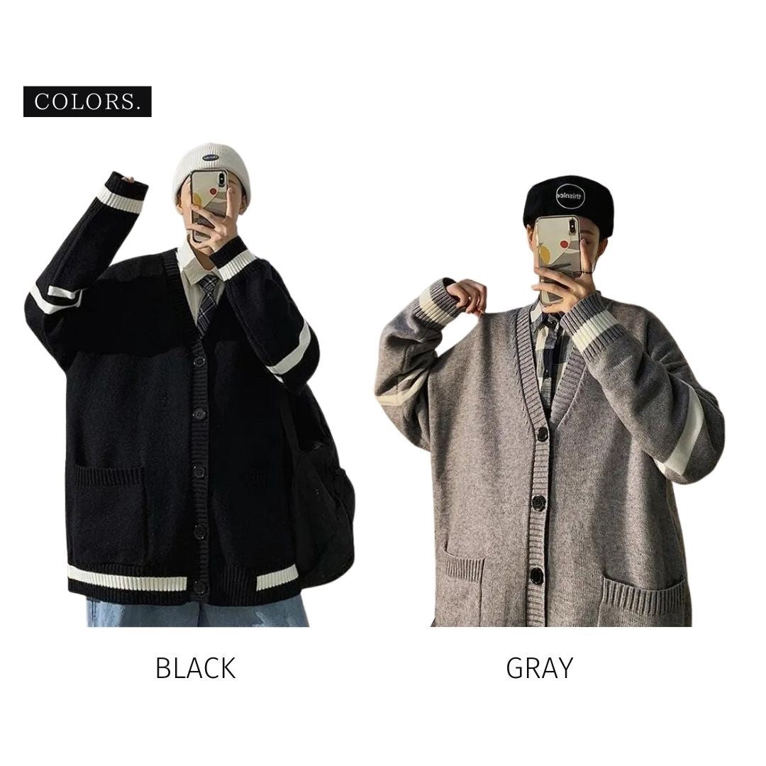 アウタージャケット 男性 | メンズ・レディース ビッグシルエットニット トップス 全2カラー
