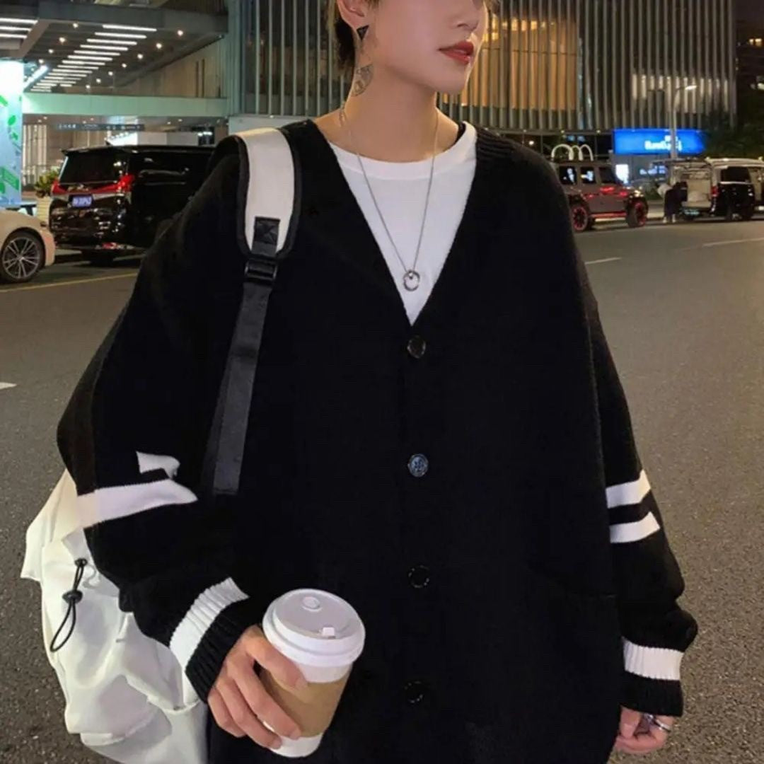 アウタージャケット 男性 | メンズ・レディース ビッグシルエットニット トップス 全2カラー