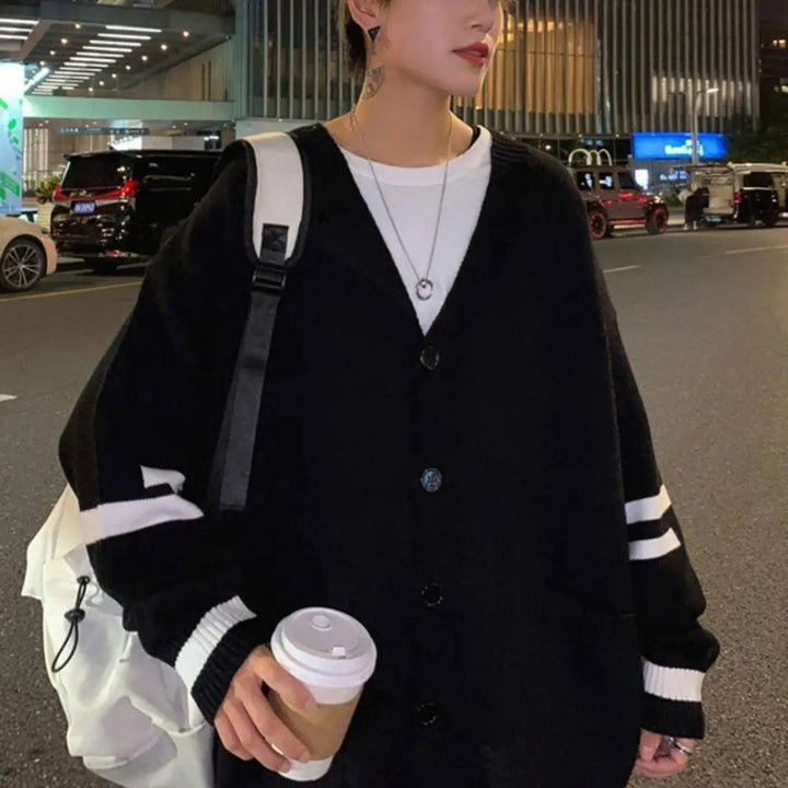 アウタージャケット 男性 | メンズ・レディース ビッグシルエットニット トップス 全2カラー