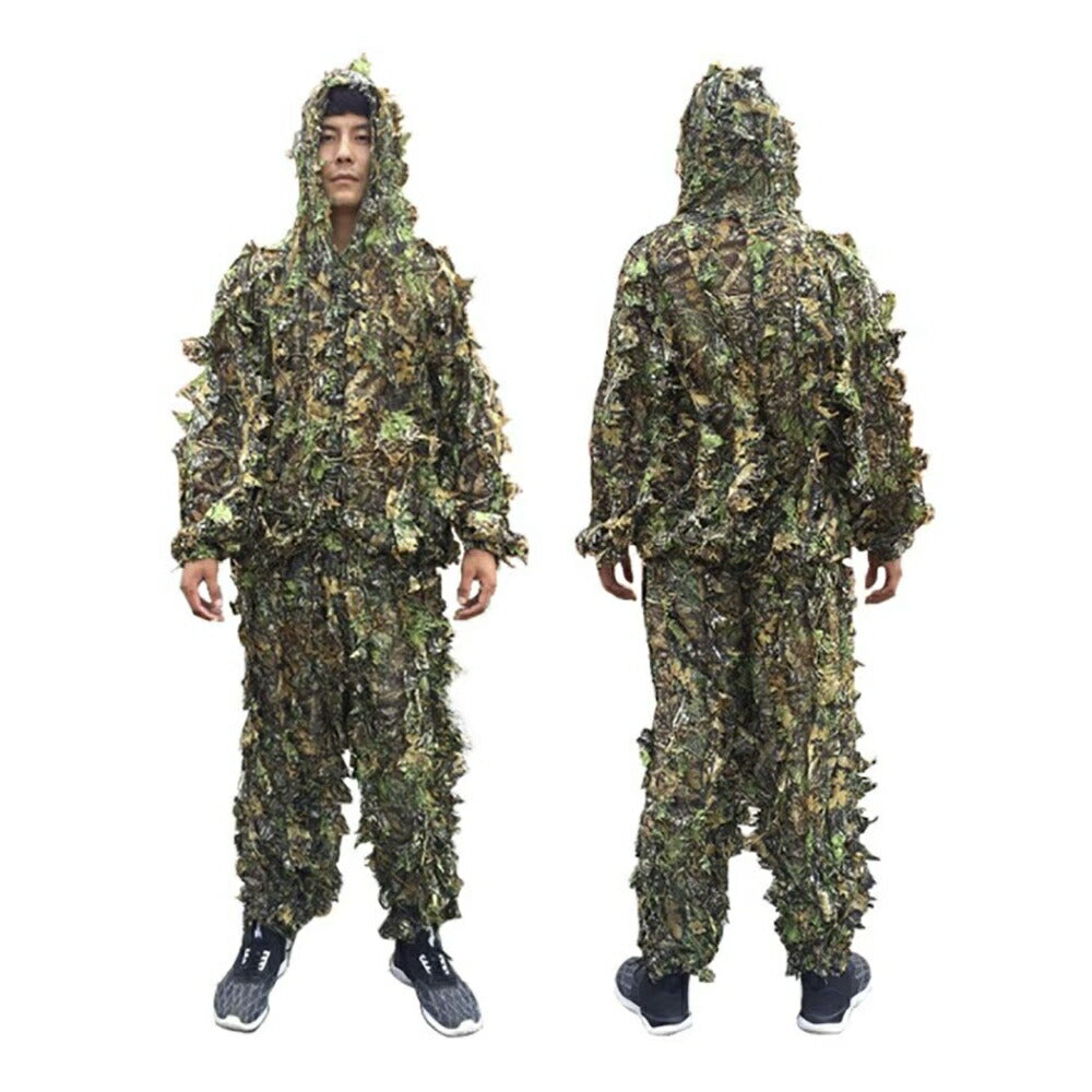 アウトドア用品 その他 | 軽量ギリースーツ上下セット 迷彩戦闘服・サバイバルゲーム用