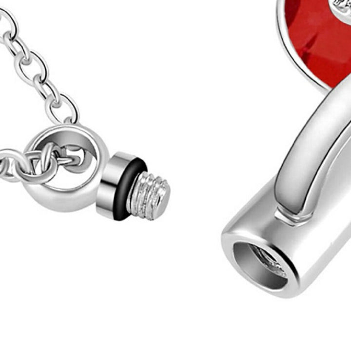 ネックレス | ガーネットカラー遺骨ネックレス「Always in My Heart」