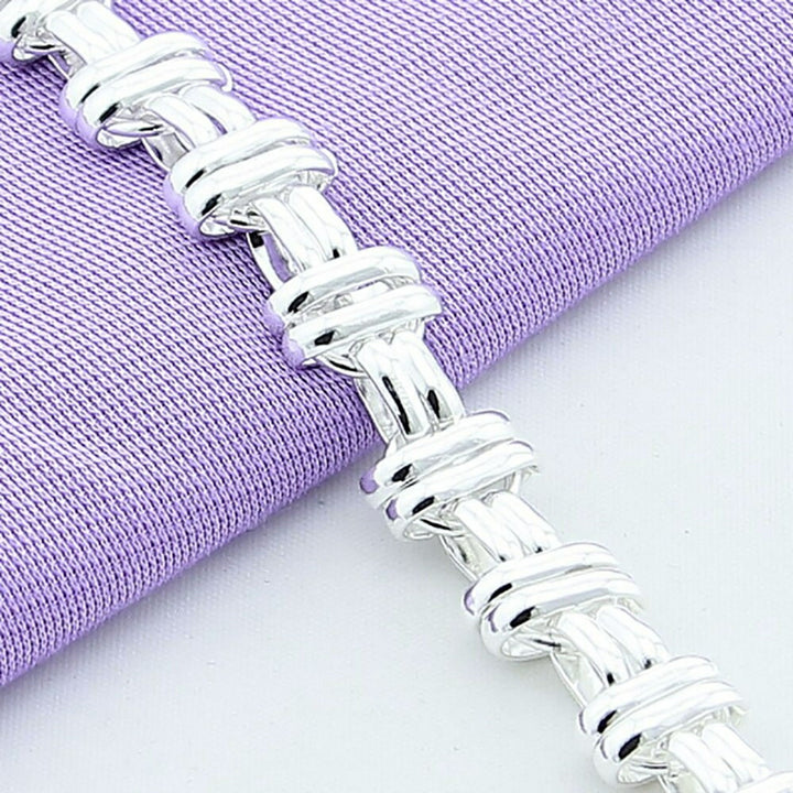 ブレスレット | ジグザグチェーンブレスレット 21cm ユニセックス