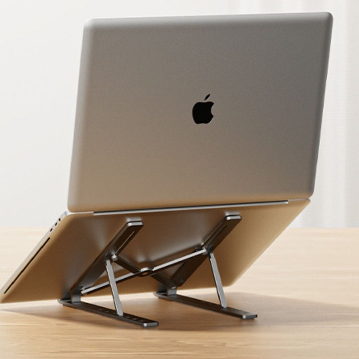 インテリア雑貨 その他 | 折りたたみ式ノートパソコンスタンド 高さ調整・収納袋付き