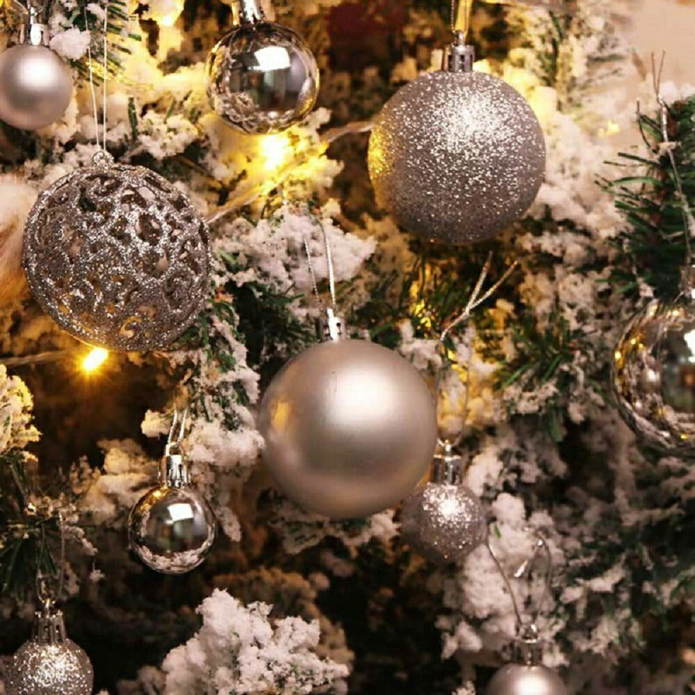 イベントグッズ | クリスマスボールオーナメントセット 100個 選べる3色（ゴールド・シルバー・レッド）