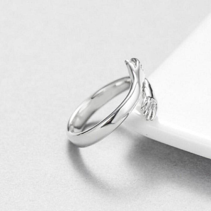 リング | シルバー ハグリング 男女兼用ジュエリー