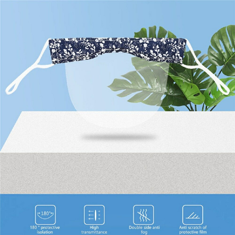 マスク | 花柄透明シールドマスク ユニセックス快適フィット