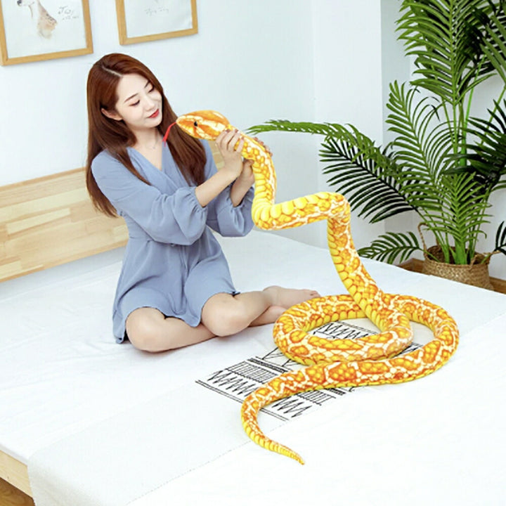 玩具 | 3.3m巨大ヘビクッションぬいぐるみ - パーティードッキリにも