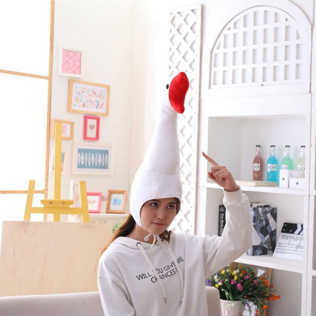 仮装 | かわいいガチョウの帽子 コスプレ・パーティー用 フリーサイズ