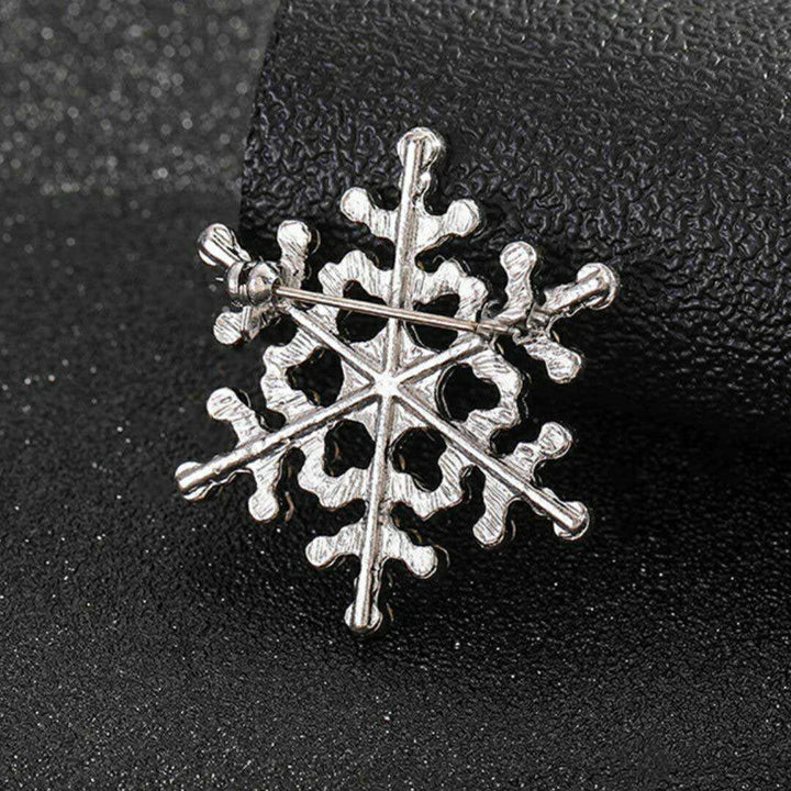 アクセサリー その他 | 雪の結晶ラインストーンブローチ - ユニセックス