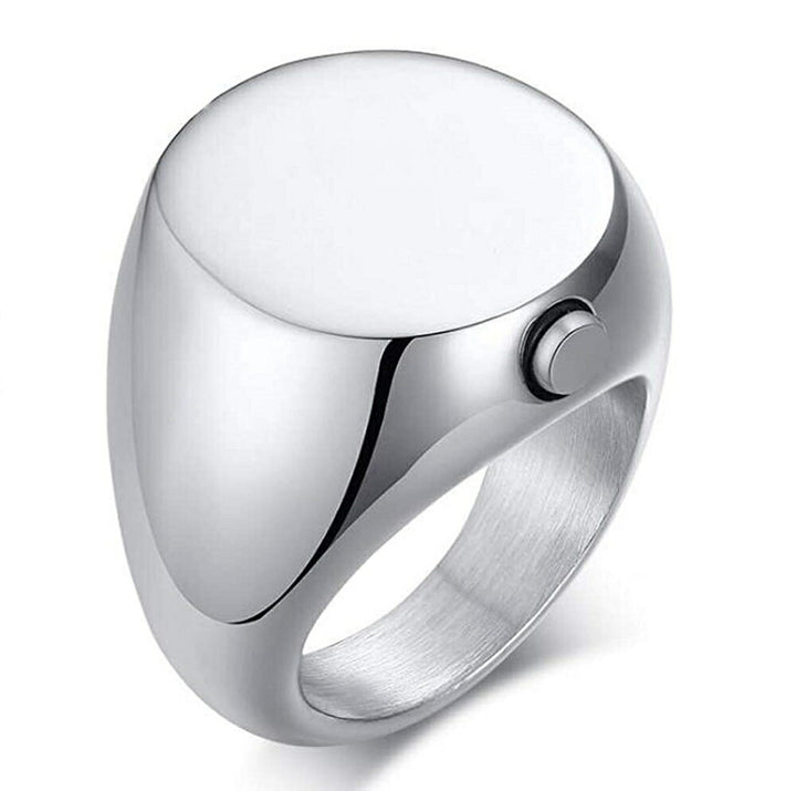 リング | ステンレス遺骨カプセルリング ペット供養用 ユニセックス