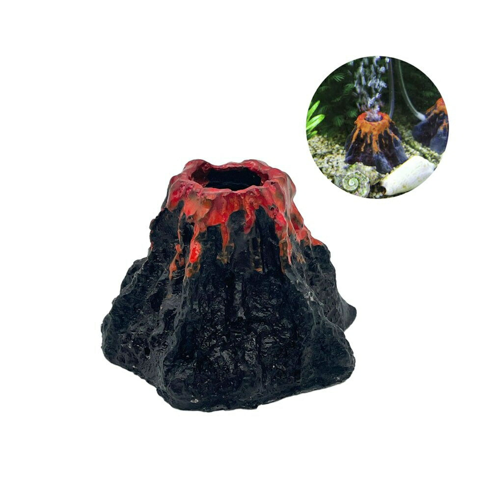 メダカ | アクアリウム用火山オブジェ エアレーション機能付き