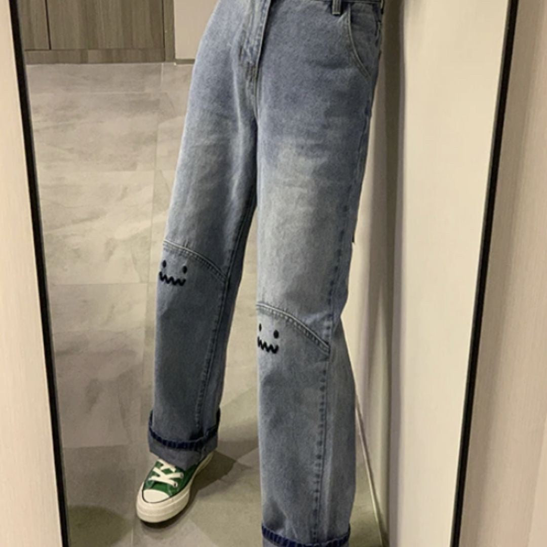 ボトムス 女性 | レディース ワイドタイプ ブーツカット ジーンズ