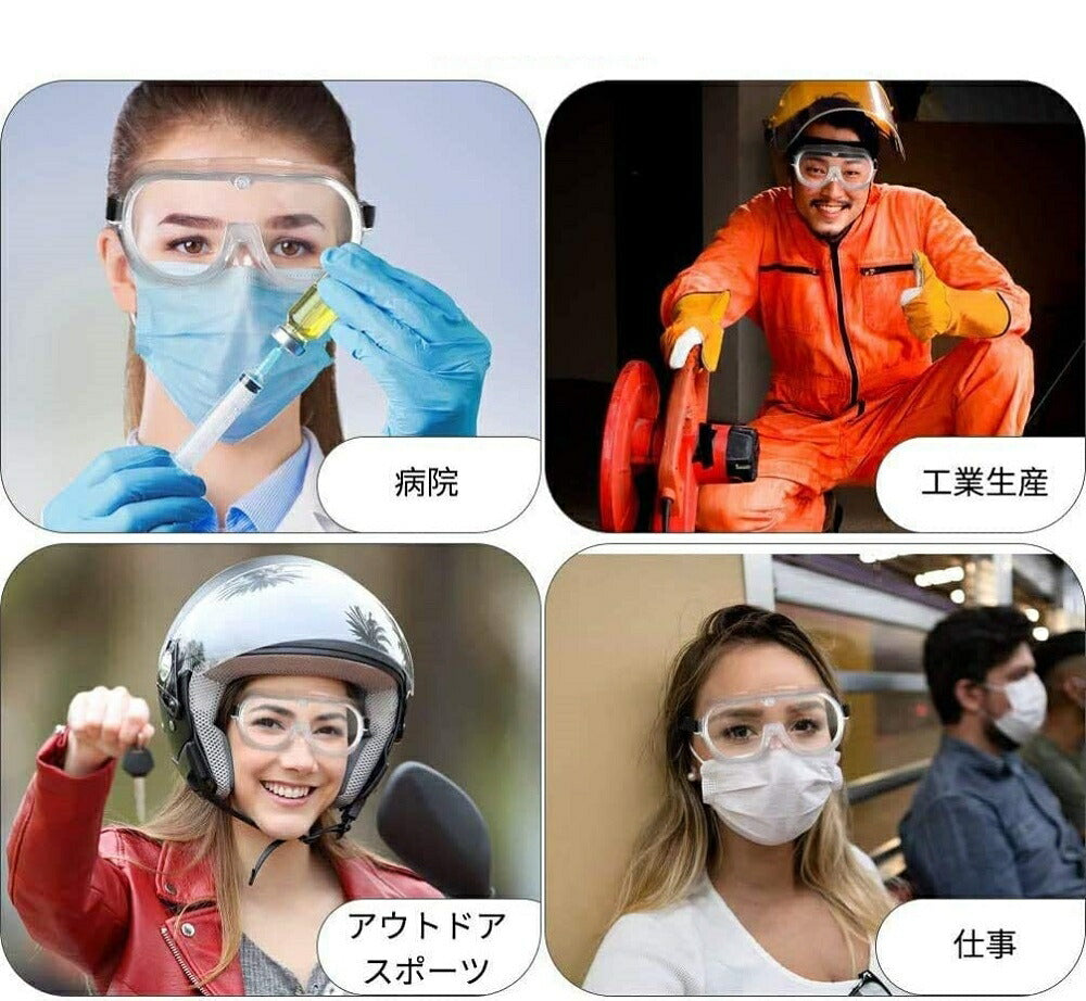 マスク | 医療用防護メガネ 花粉・ウイルス対策 軽量設計