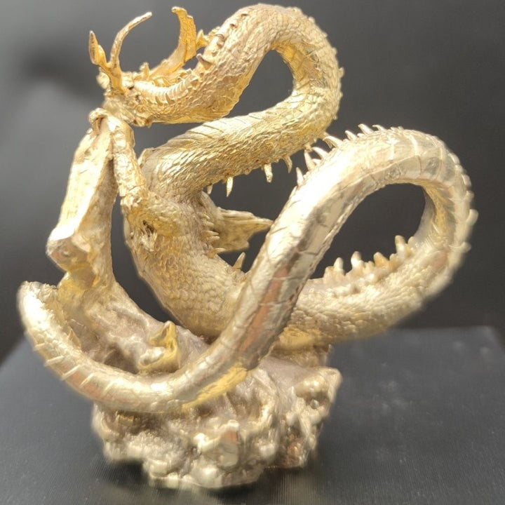 風水 インテリア | 風水龍 置物 5.5cm ゴールドorブラック - 開運金運向上