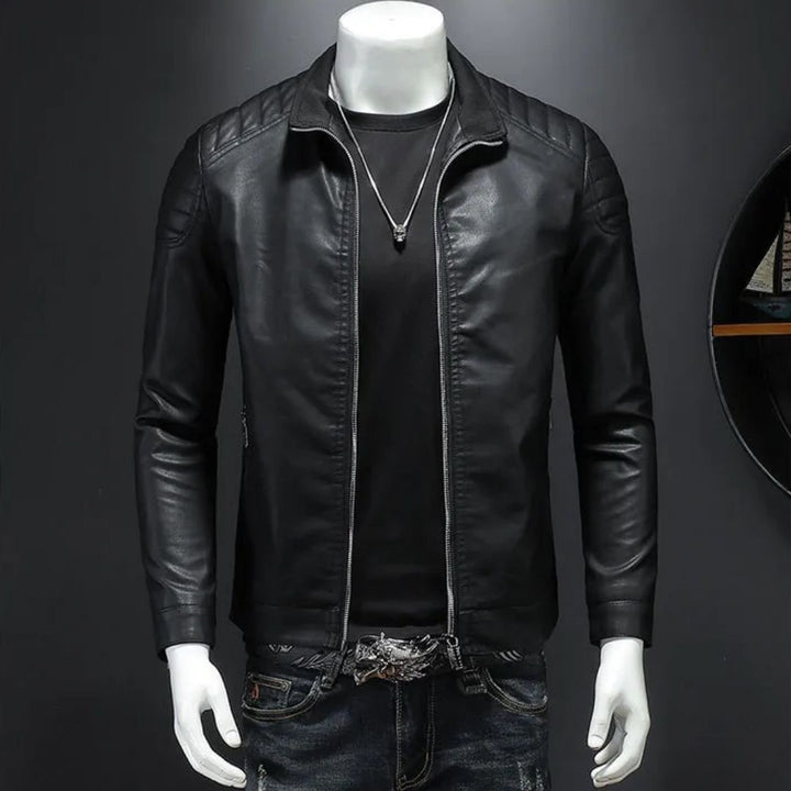 アウタージャケット 男性 | メンズ レザージャケット 秋冬用 シンプル＆おしゃれ 全2色
