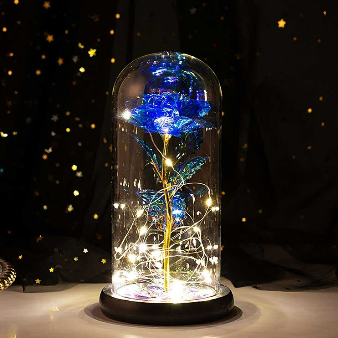 インテリア照明 | ギャラクシーローズLED照明 ガラスドームインテリア