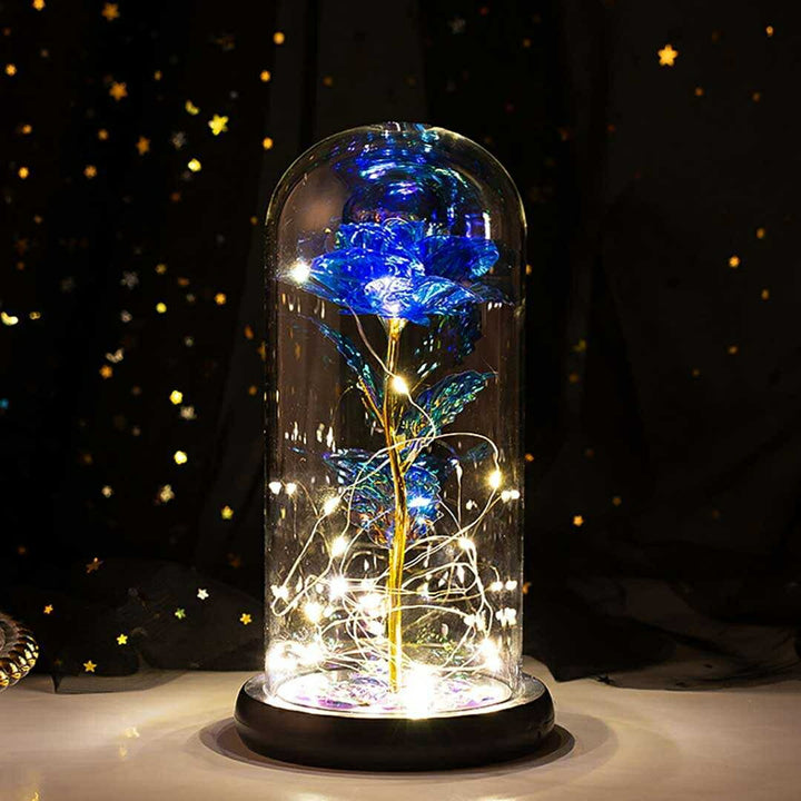 インテリア照明 | ギャラクシーローズLED照明 ガラスドームインテリア