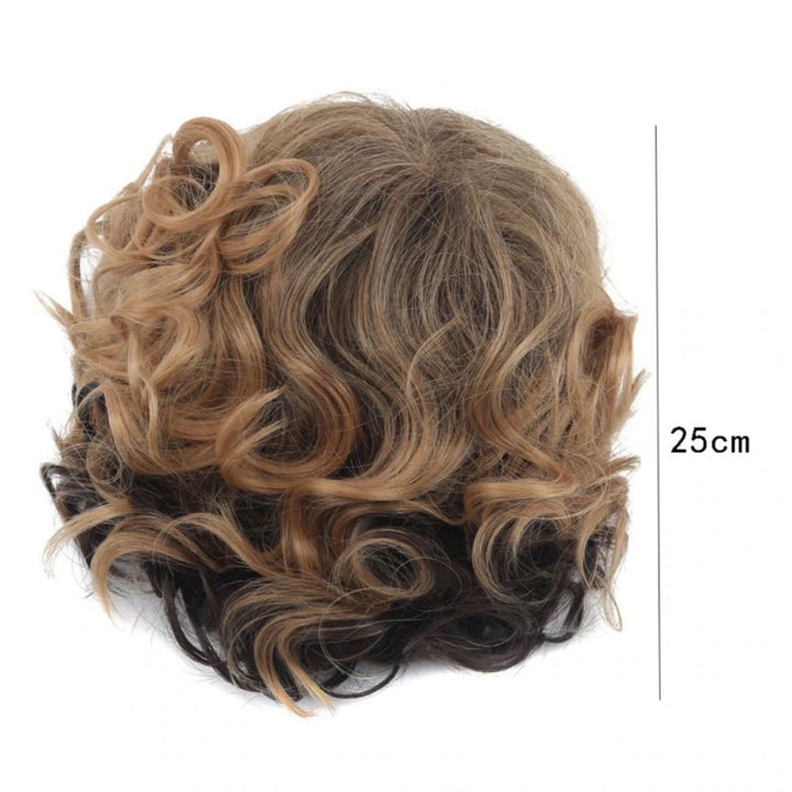 コスプレ小物 | ブラウンロングウェーブフルウィッグ：自然で軽量なナチュラル仕上げ