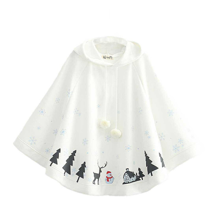 アウター ジャケット | クリスマス ロリータポンチョ 全3カラー - 女性用サンタコスプレ
