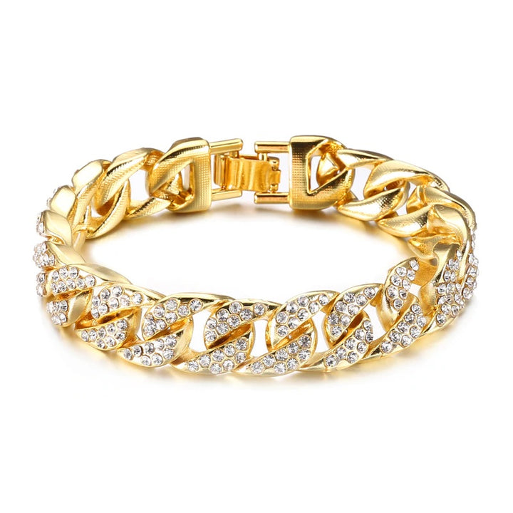 ブレスレット | ゴールドブレスレット メンズ＆レディース ジルコニア